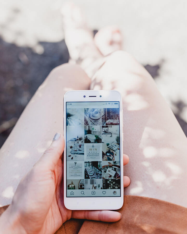 Um perfil atrativo no instagram passa mais credibilidade para os usuários